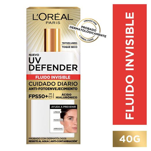 Uv Defender Fluido Cuidado Anti Fotoenvejecimiento, , large image number 0