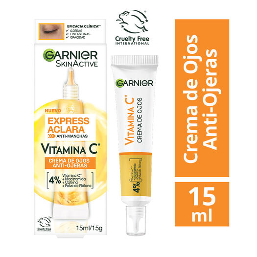 Crema Ojos Garnier Express Aclara 15Ml, , large image number 0