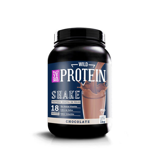Wild Protein Shake Chocolate Vegan 1 Kg, , large image number 0