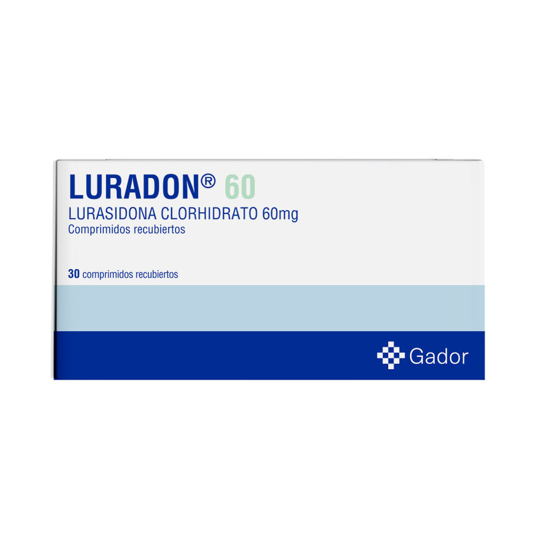 Luradon 60 mg 30 Comprimidos Recubiertos, , large image number 0