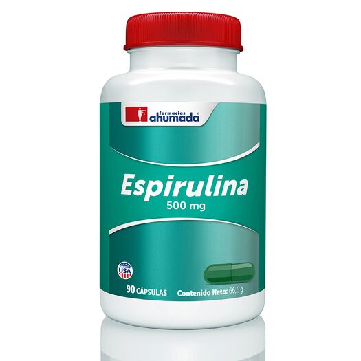 Espirulina 500 Mg 90 Cápsulas, , large image number 0