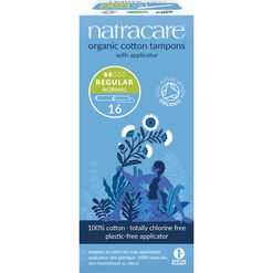 Tampon C/Aplicador Natracare Reg. 16 U.