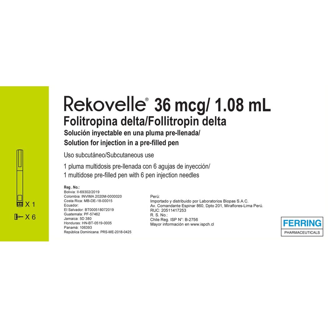Rekovelle 36 Mcg/1.08 ml Soluci&oacute;n Inyectable, , large image number 0