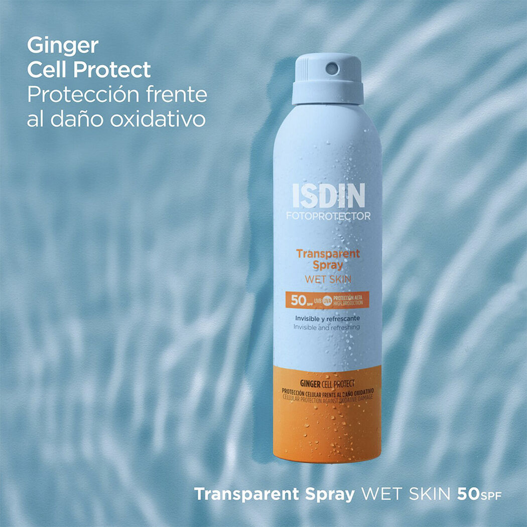 Protector Solar Isdin Transparente Wet Skin Adulto FPS 50 250 mL, , large image number 3