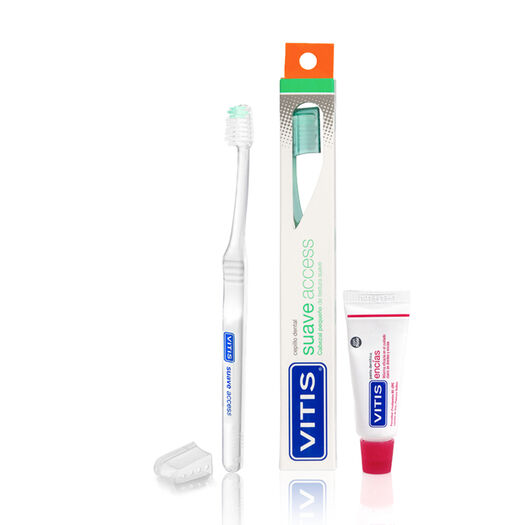Cepillo de Dientes Vitis Suave 1 un + Past Dental Encias 1 un, , large image number 0