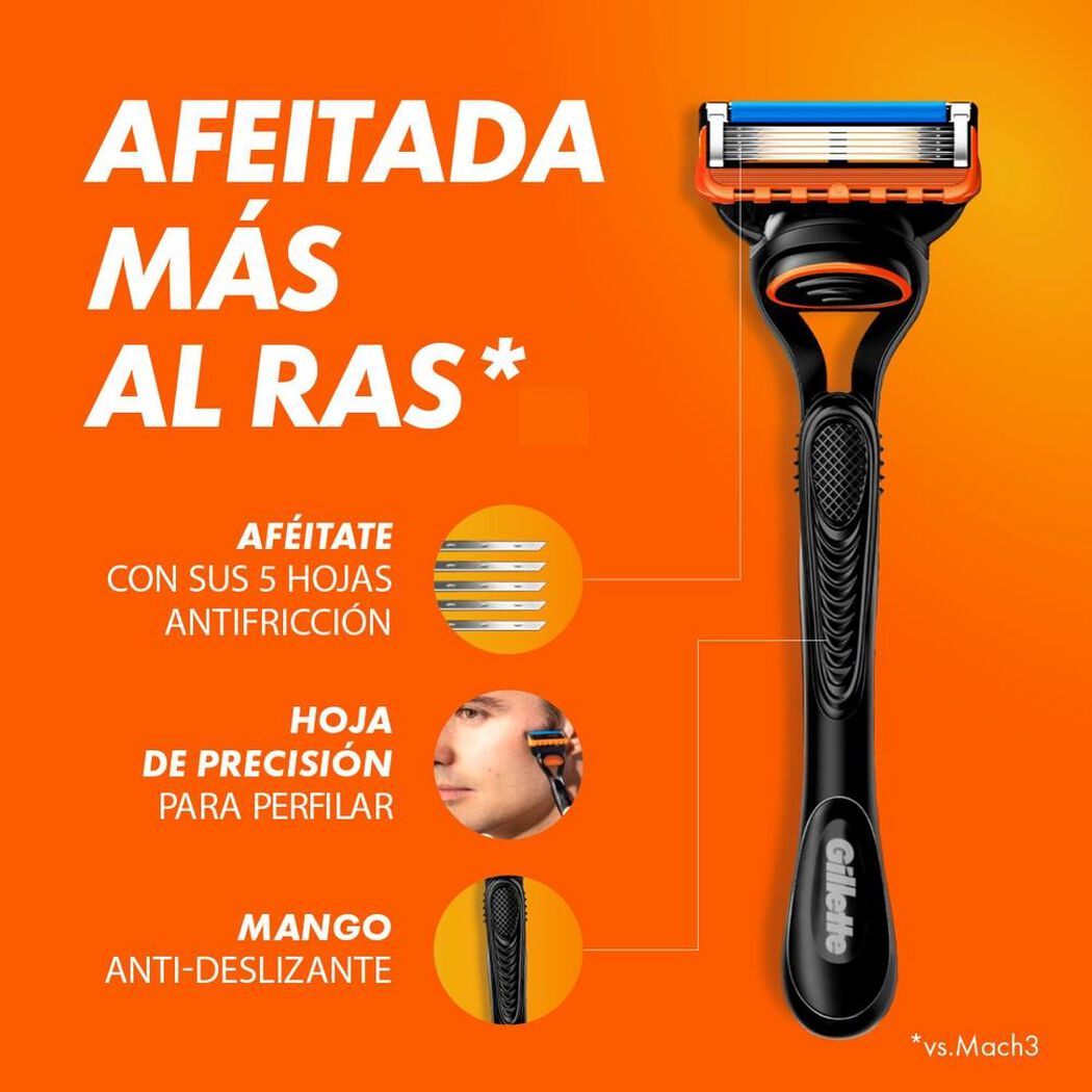 Repuesto Máquina de Afeitar Gillette Fusion 5 2 un, , large image number 1