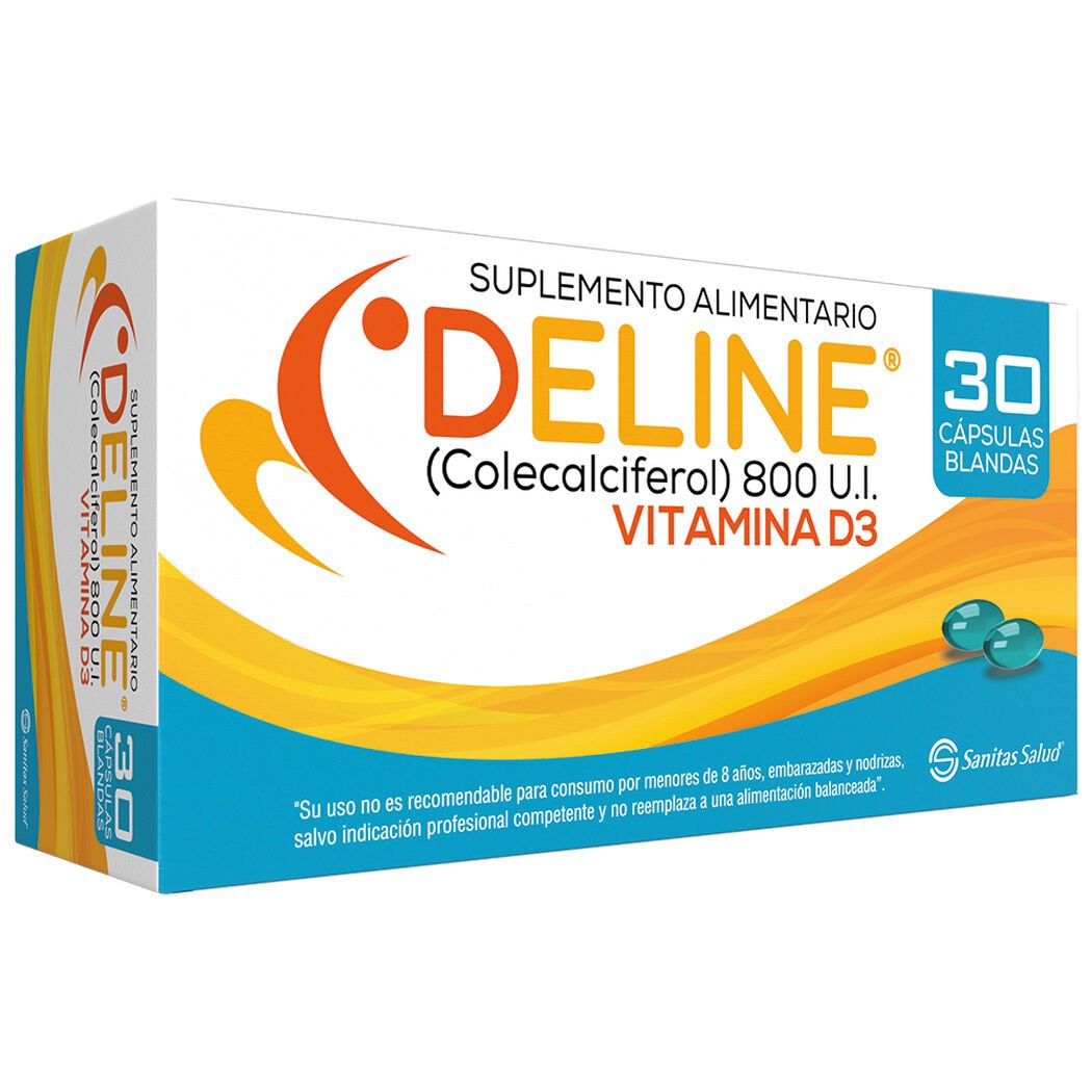 Deline 800Ui 30 Capsulas, , large image number 0