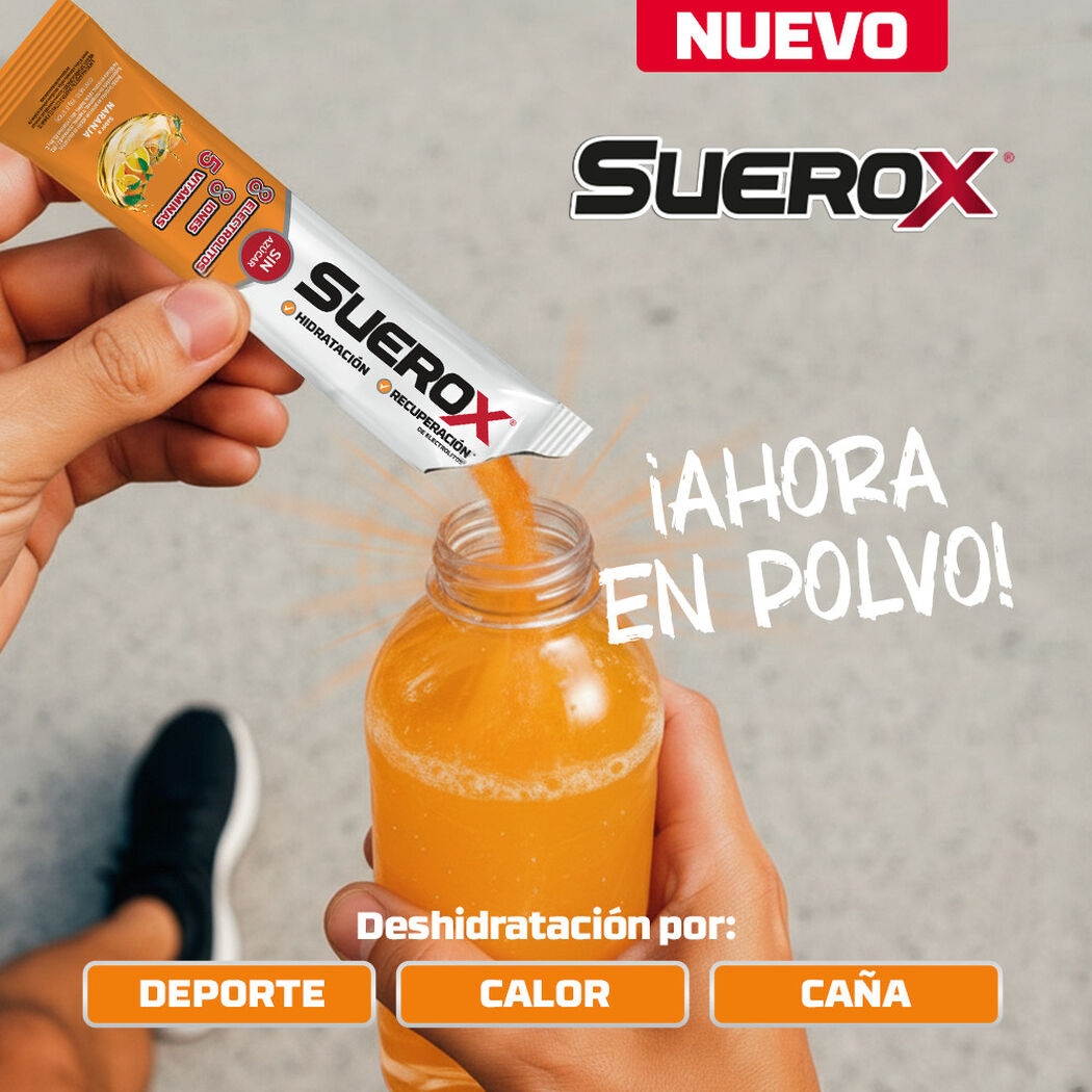 Suerox Polvo Ar&aacute;ndano Naranja Pack 4 Unidades de 80g (Sin azucar), , large image number 2