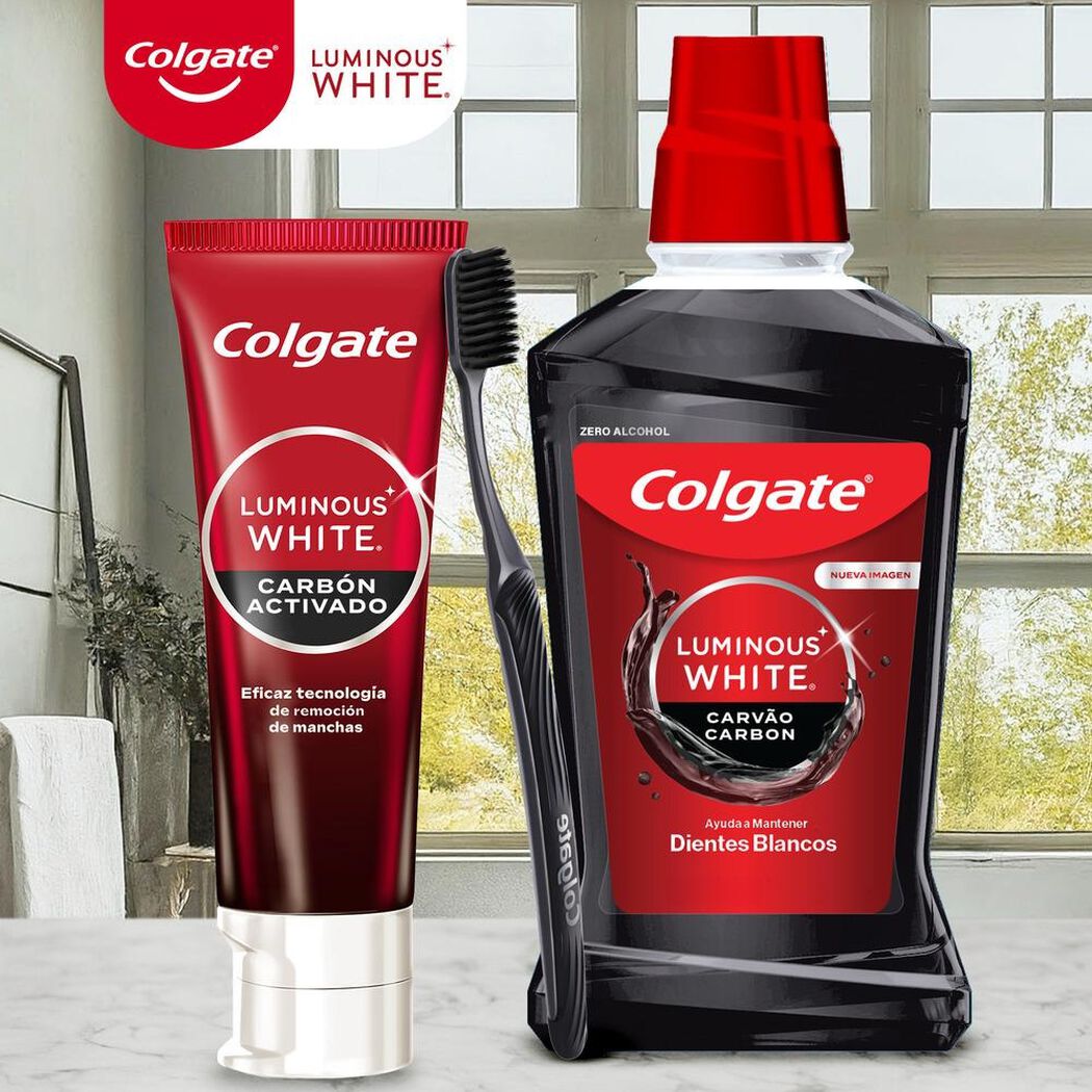 Enjuague Bucal Luminous White Carb&oacute;n 1L, , large image number 3