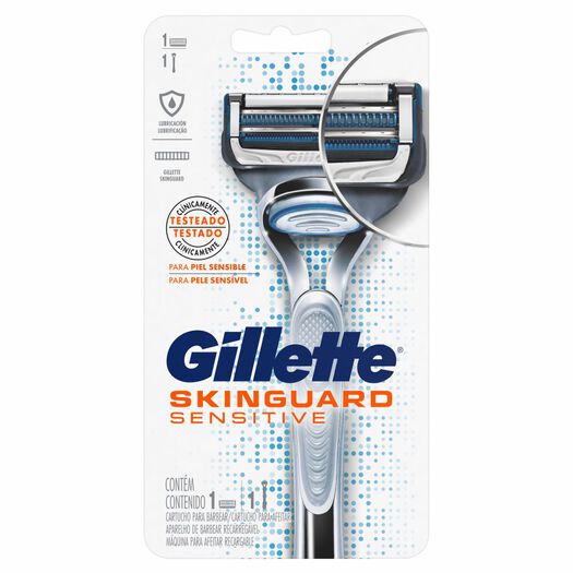 Máquina De Afeitar Recargable Gillette Skinguard Para Piel Sensible, 1 Unidad, , large image number 0