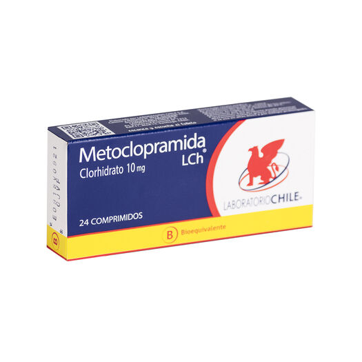 Metoclopramida 10 mg x 24 Comprimidos CHILE, , large image number 0