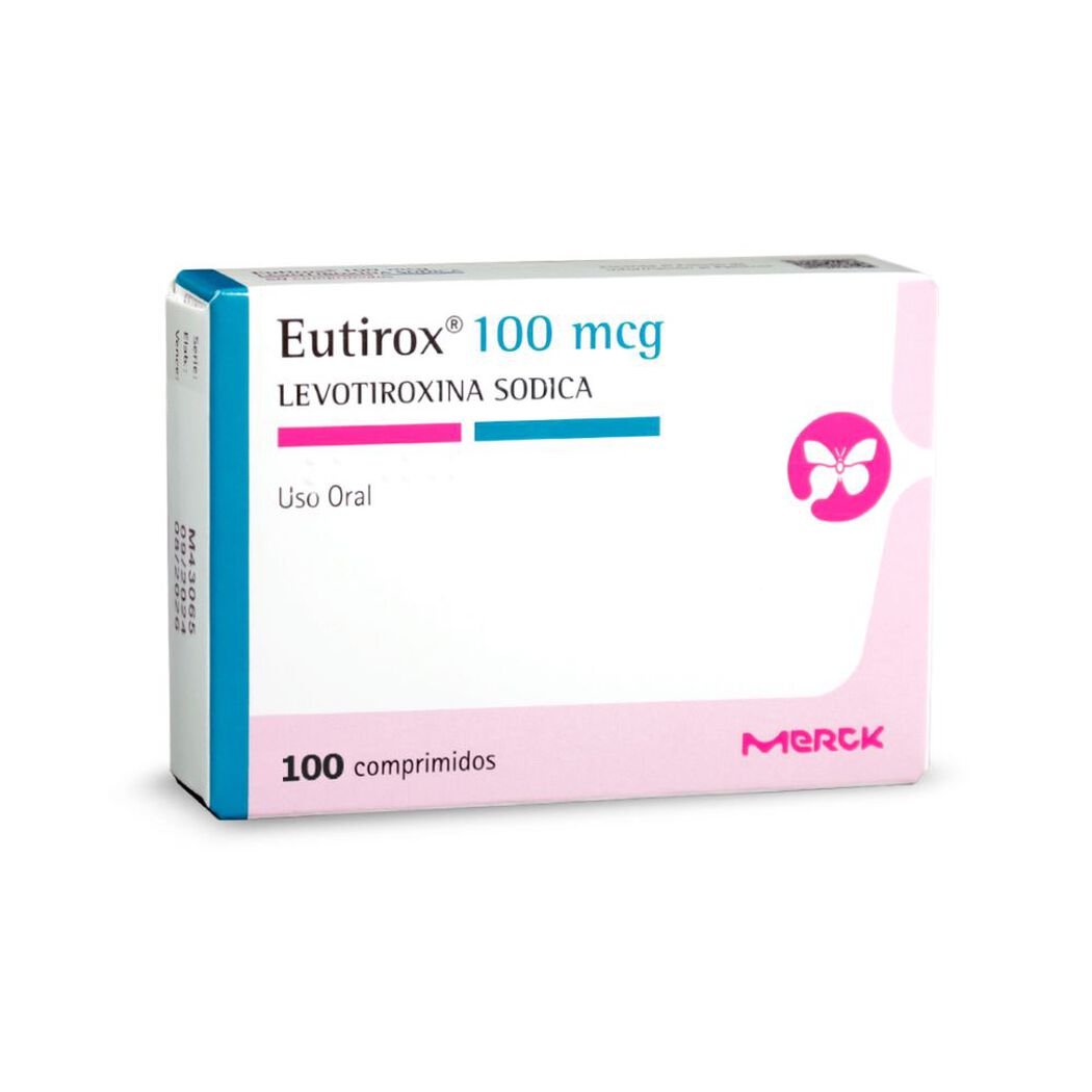 Eutirox 100 mcg 100 Comprimidos, , large image number 0