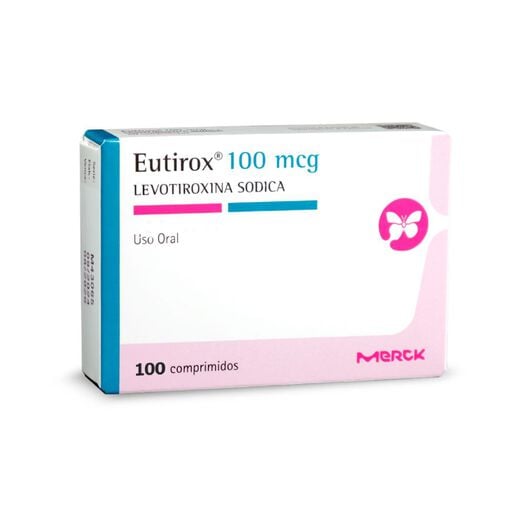 Eutirox 100 mcg x 100 Comprimidos, , large image number 0