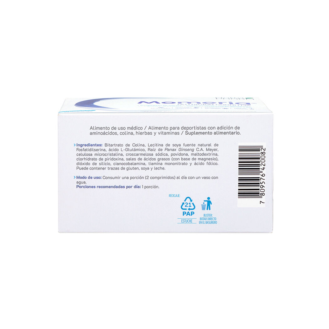 Momeria Nutrici&oacute;n Cognitiva 60 Comprimidos, , large image number 4