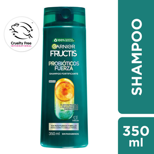Shampoo Fructis Probióticos Fuerza 350 mL, , large image number 0