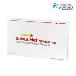 Galvus Met 50 mg/850 mg x 28 Comprimidos Recubiertos
