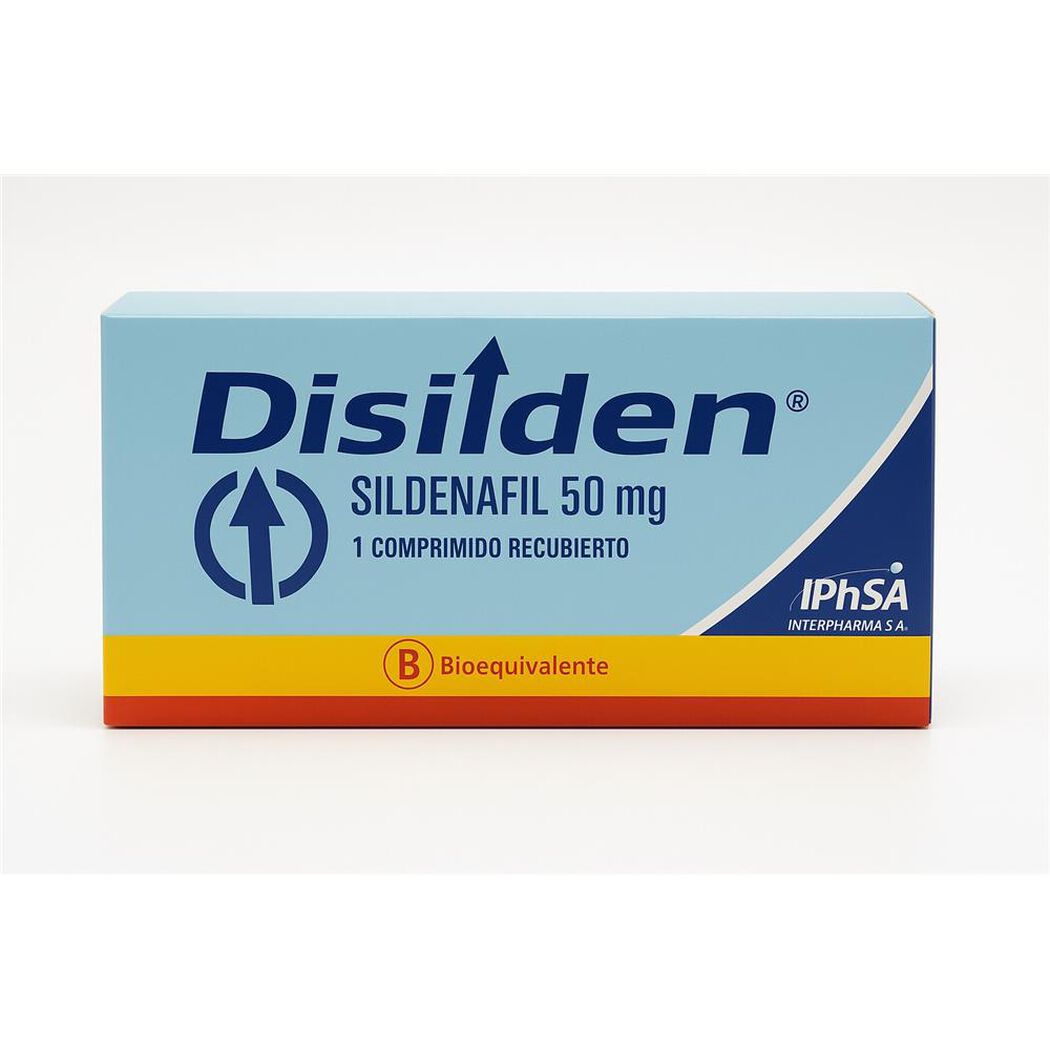 Disilden Sildenafil 50 mg 1 Comprimido Recubierto, , large image number 0