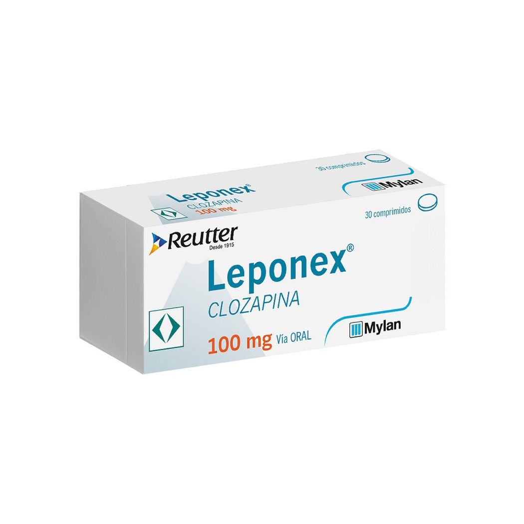 Leponex 100 mg 30 Comprimidos, , large image number 0