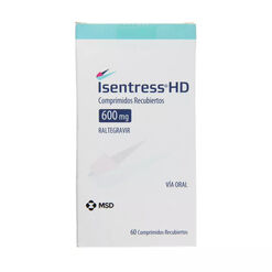 Isentress HD 600 mg x 60 comprimidos recubiertos