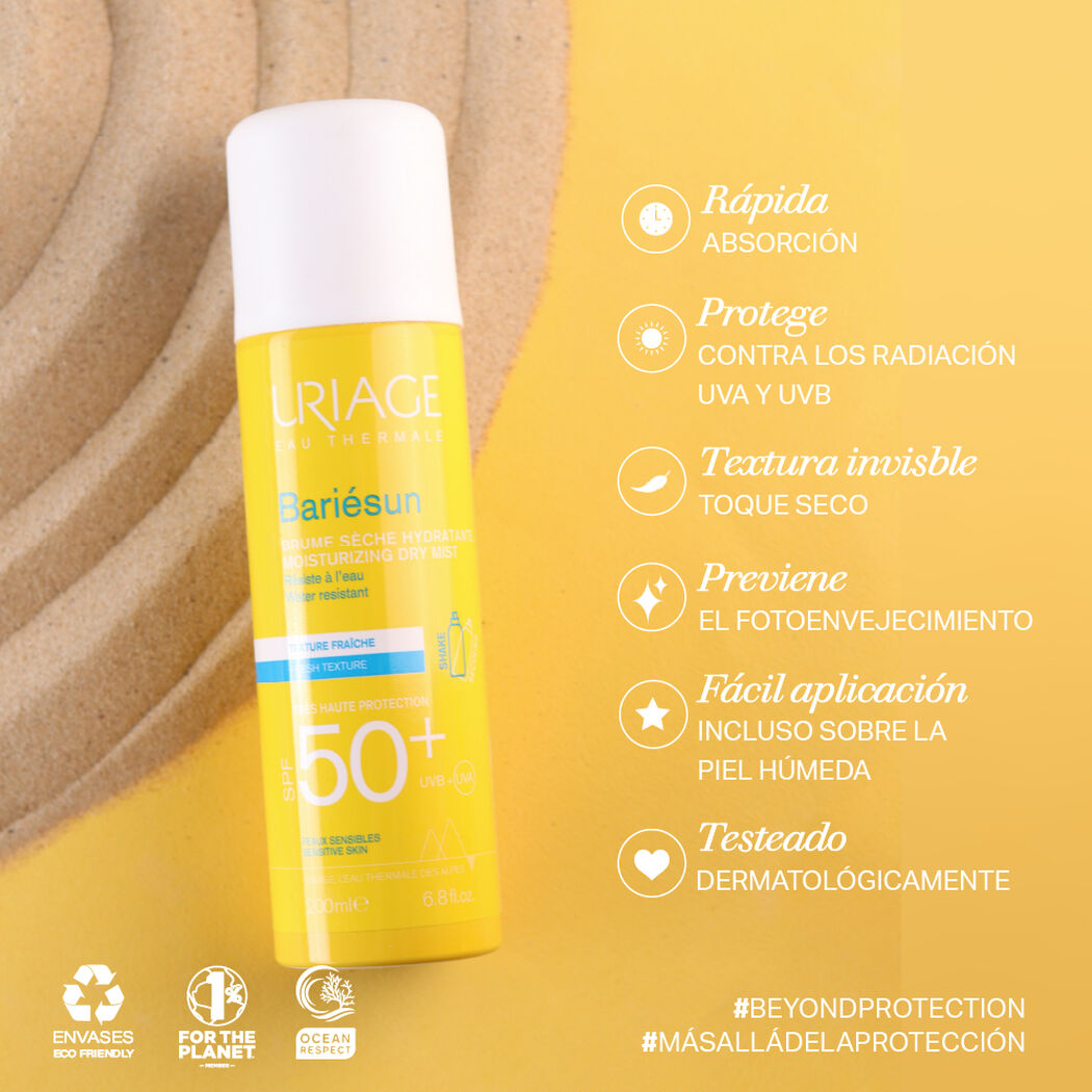 Protector Solar Uriage Bariesun Bruma Seca FPS 50+ 200 mL, , large image number 4