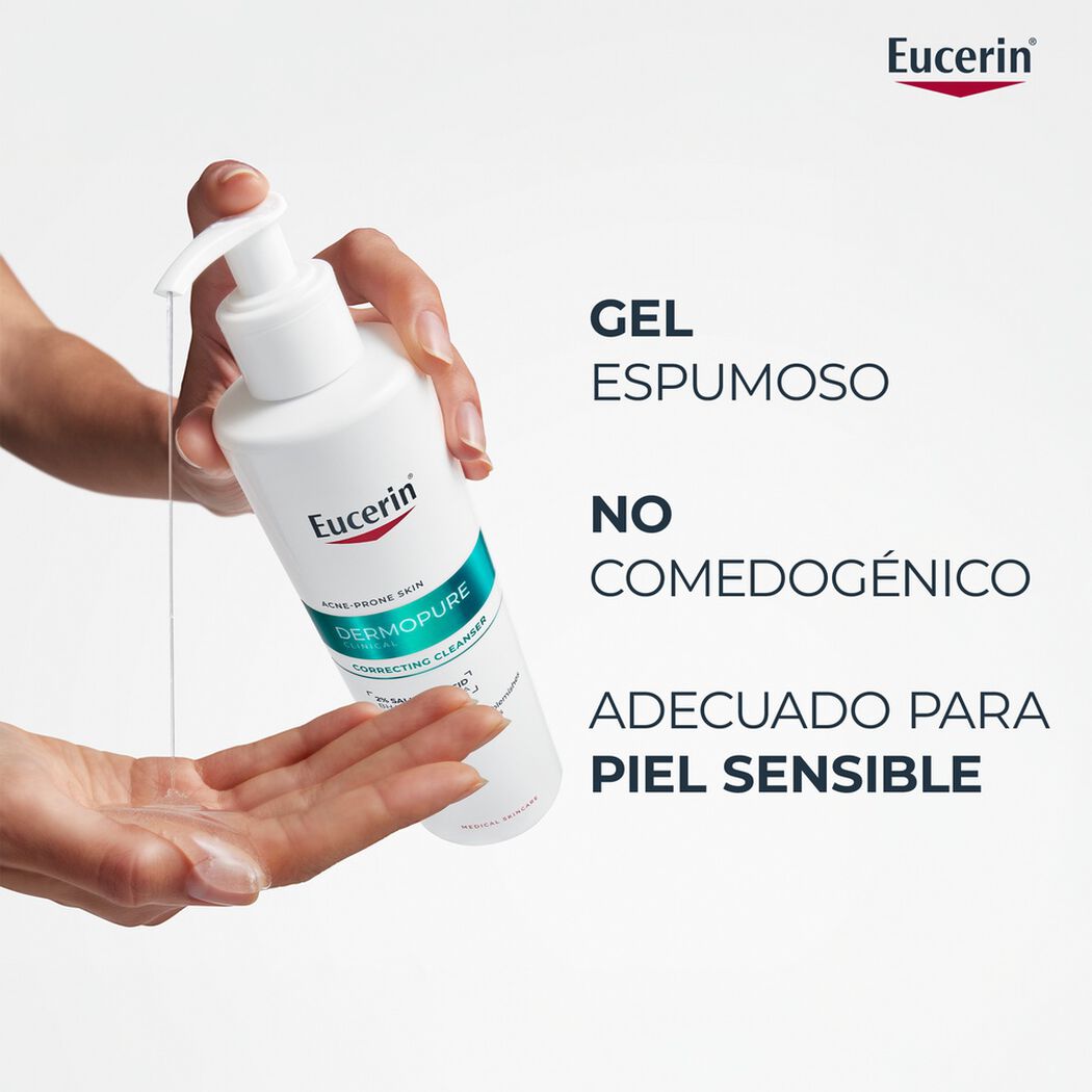 Gel Limpiador Eucerin Dermopure Oil Control Triple Effect 400 mL, , large image number 3