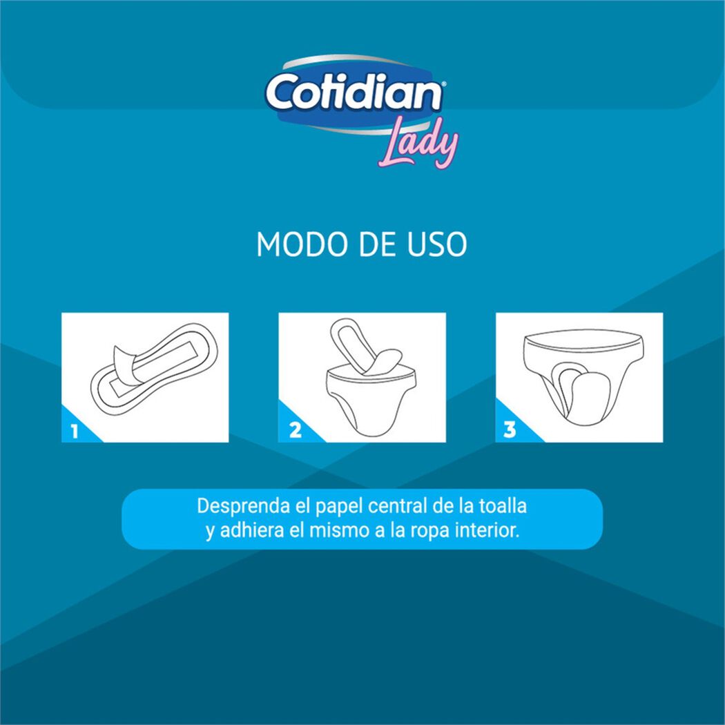Cotidian Lady Protector Diario Largo x 26 Unidades, , large image number 3