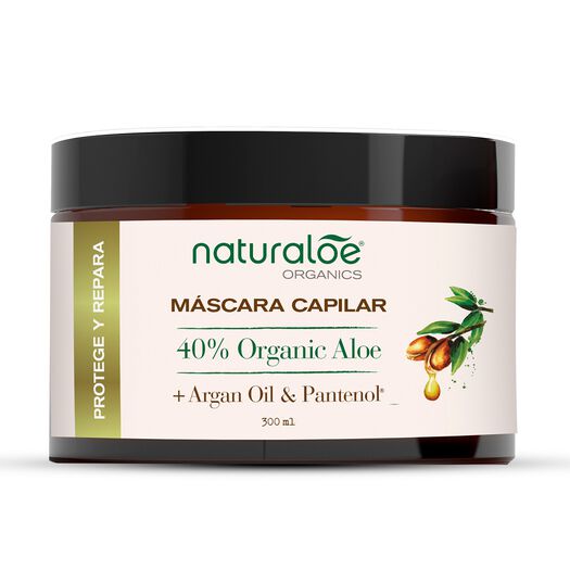 Máscara Capilar Naturaloe Aloe Vera Argán y Pantenol 300 mL, , large image number 0