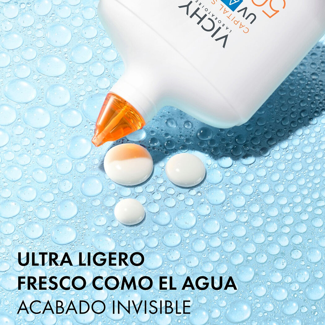 Vichy Capital Soleil UV Aqua Fluido Invisible Hidratante FPS 50 50ml, , large image number 2