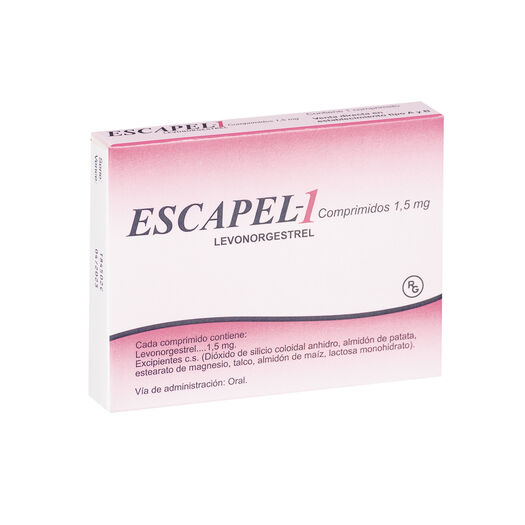 Escapel-1 1,5 mg x 1 Comprimido, , large image number 0