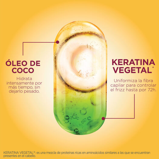 Fructis Acondicionador Liso Coco x 350 mL, , large image number 4