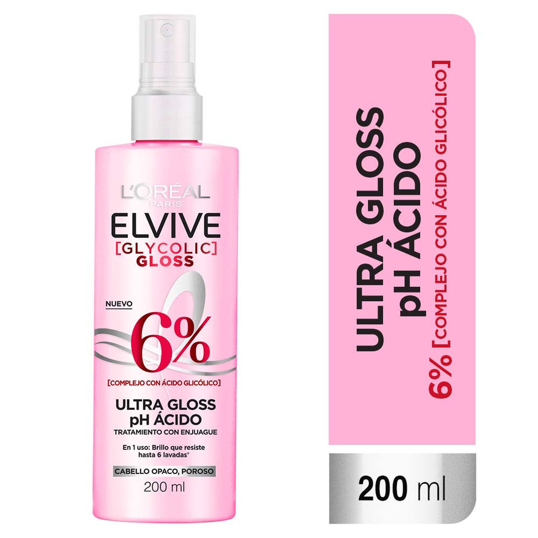 Acondicionador Elvive Acidifier Glyco Gloss 200 mL, , large image number 0