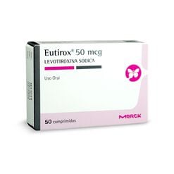 Eutirox 50 mcg x 50 Comprimidos