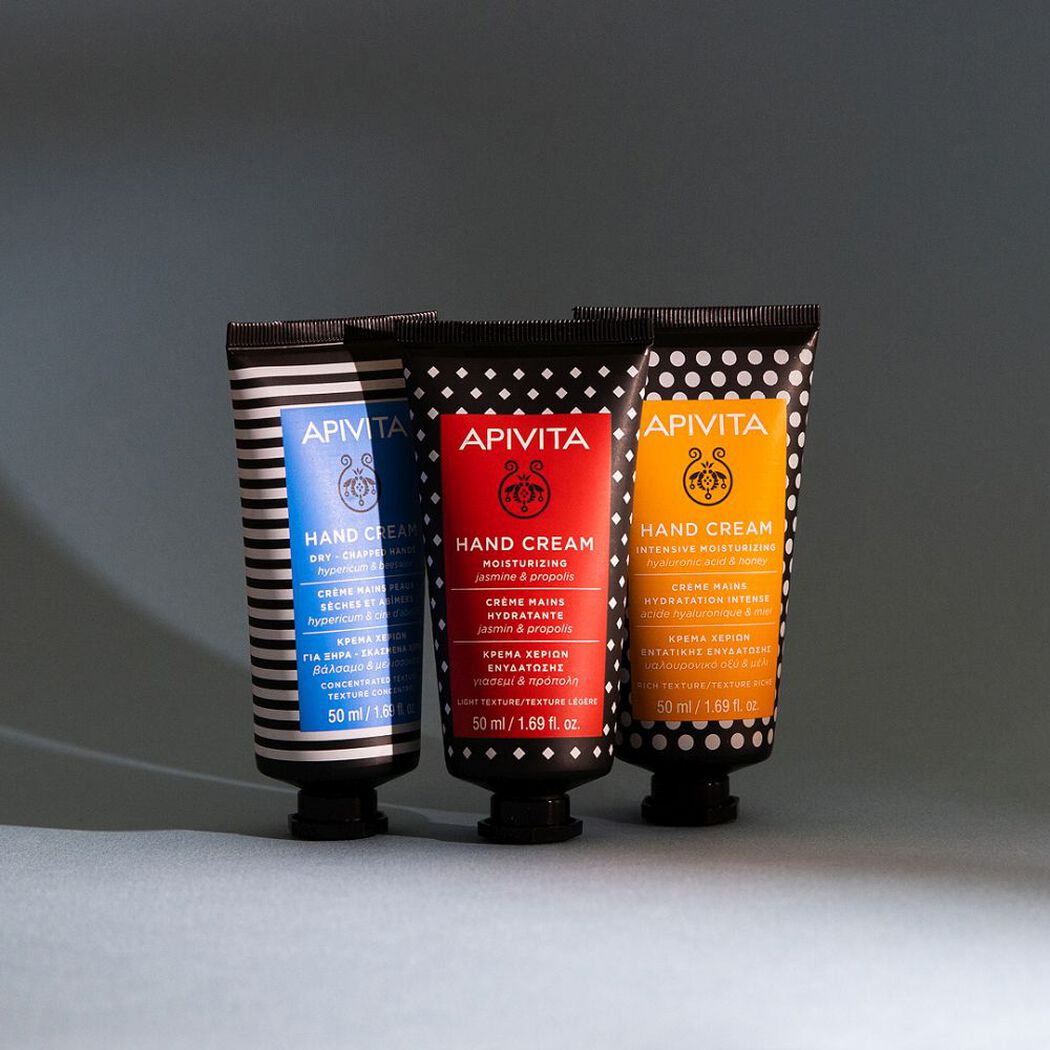 Crema para Manos Secas & Agrietadas Textura Enriquecida con Hipérico & Cera de Abejas 50ml Apivita, , large image number 3