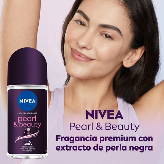 Desodorante Roll On Nivea Pearl & Beauty Black 50ml, , large image number 4