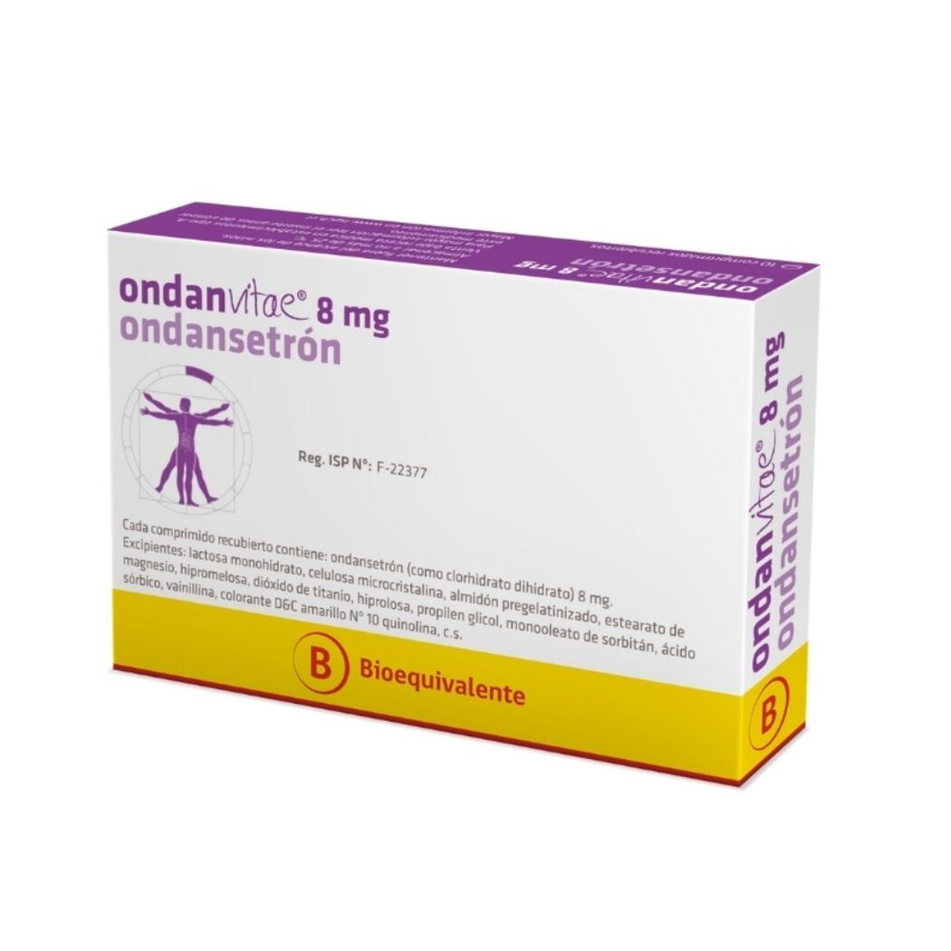 Ondavitae 8 mg x 10 comprimidos recubiertos, , large image number 1