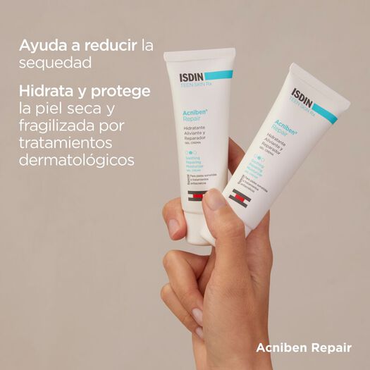 Isdin Gel Crema Acniben® Repair Hidratante Aliviante Y Reparador x 40 mL, , large image number 1