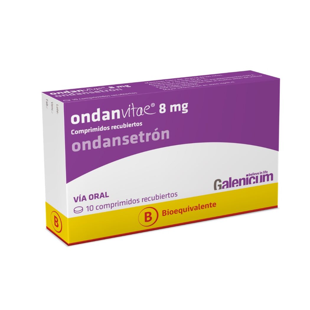 Ondavitae 8 mg x 10 comprimidos recubiertos, , large image number 0