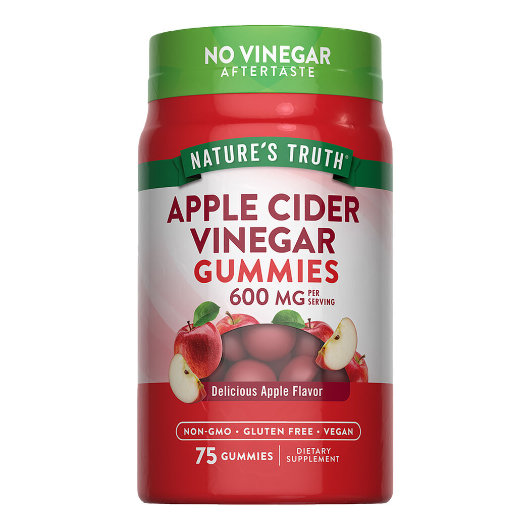 Gomitas Vinagre de Manzana Nature's Truth 75 un, , large image number 0