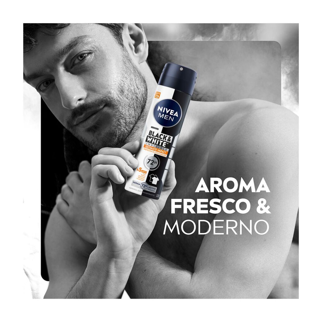 Nivea Spray B&W Ultimate Impact Men 150Ml, , large image number 3
