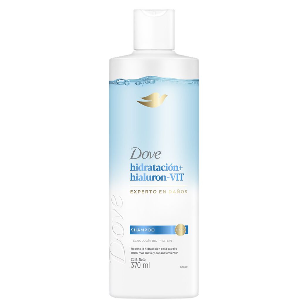 Shampoo Dove Hidratación 370 mL, , large image number 0