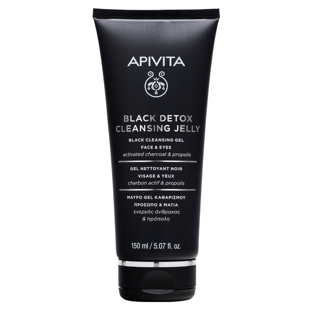Gel Apivita Limpiador Negro Detox 150 mL, , large image number 0