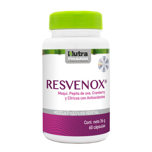 Resvenox Nutrapharm 60 Capsulas, , large image number 0
