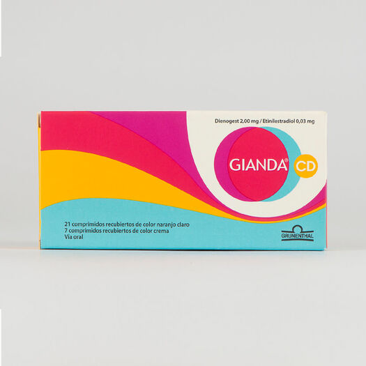 Gianda CD x 28 Comprimidos Recubiertos, , large image number 0