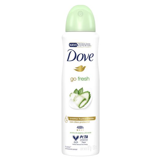 Desodorante Spray Dove Pepino - Te Verde 150Ml, , large image number 0