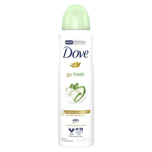 Desosdorante Dove Spray Pepino Te Verde 150 mL, , large image number 0