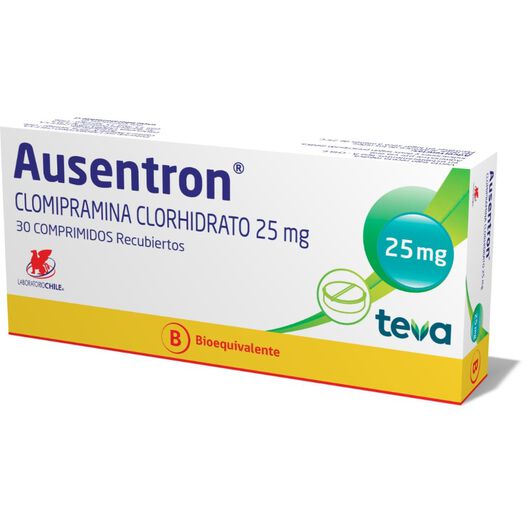 Ausentron 25 mg Caja 30 Comp. Recubiertos, , large image number 0