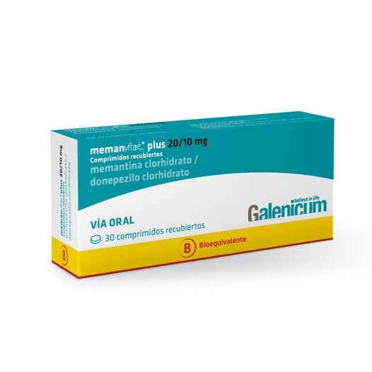 Memanvitae Plus 20/10 mg 30 Comprimidos, , large image number 0