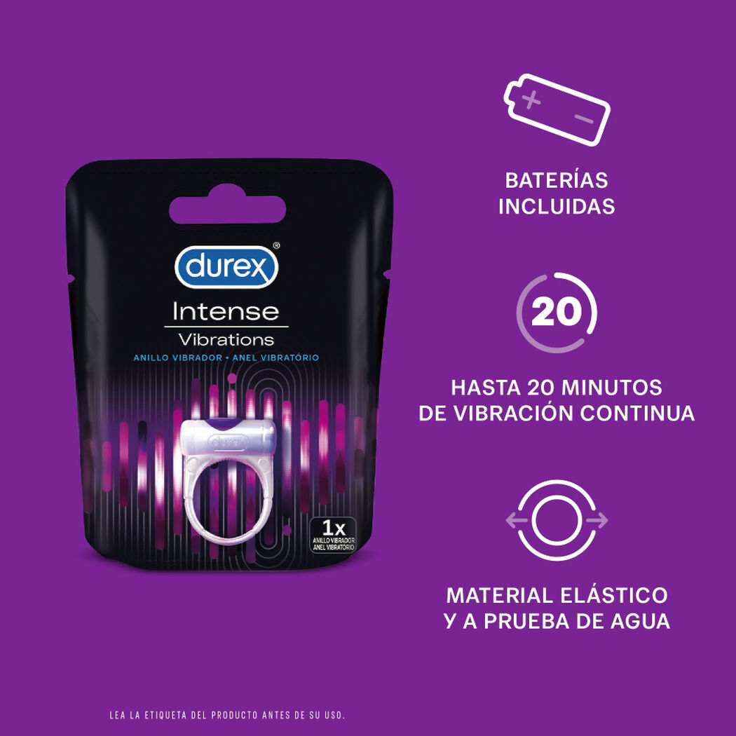 Durex Anillo Vibrador Play, , large image number 1