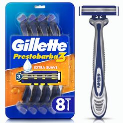 Máquina de Afeitar Gillette Prestobarba 3 8 un