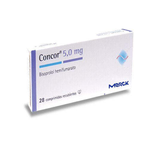 Concor 5 mg x 28 Comprimidos Recubiertos, , large image number 0